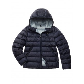 PLUMÍFERO CON CAPUCHA BLAUER ACTON NEGRO - 