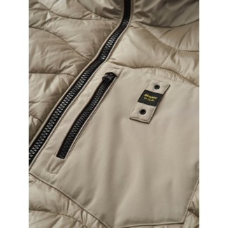 PIUMINO ALBERT IN NYLON E NEOPRENE COLORE BEIS