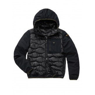 PIUMINO BLAUER ALBERT IN NYLON E NEOPRENE COLORE NERO - 