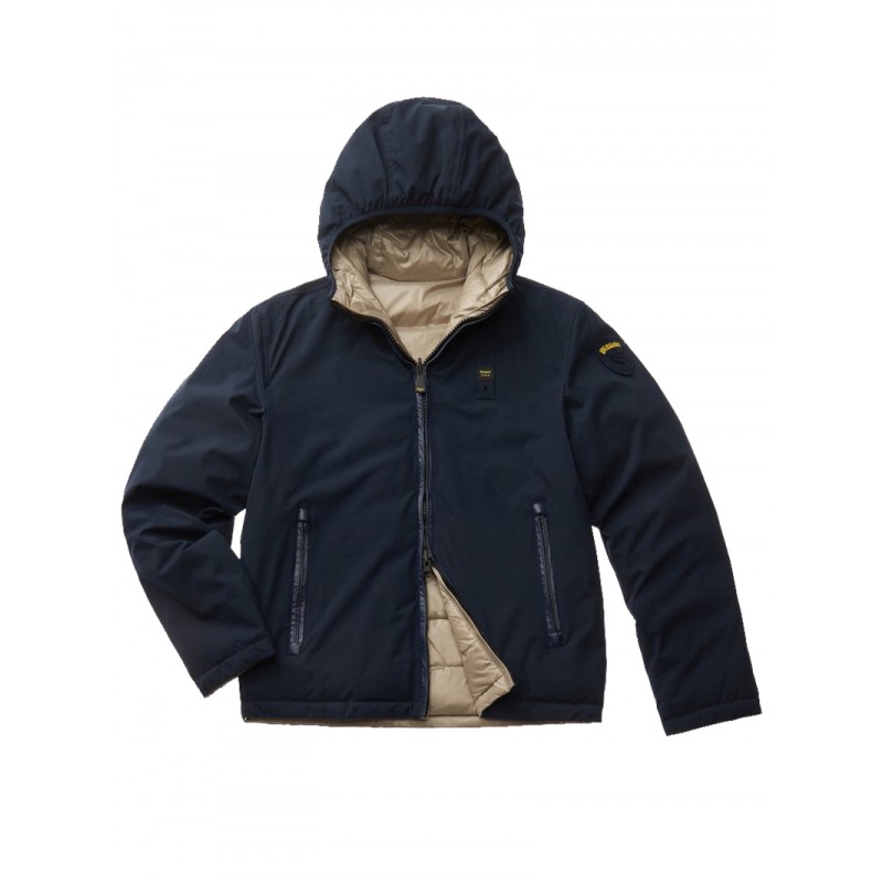 CHAQUETA REVERSIBLE DE NEOPRENO BALLARD AZUL MARINO - CHAQUETA REVERSIBLE DE NEOPRENO BALLARD AZUL MARINO -