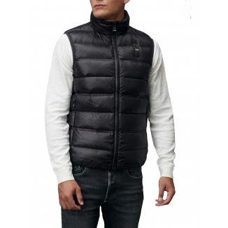 GILET IMBOTTITO BLAUER DUKE IN NERO