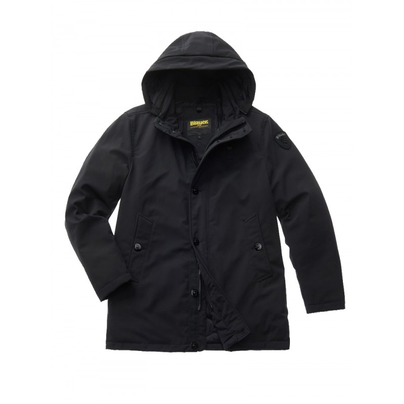 PARKA BLAUER NEOPRENO CAPUCHA EXTRAIBLE CHESTER COLOR NERO - 