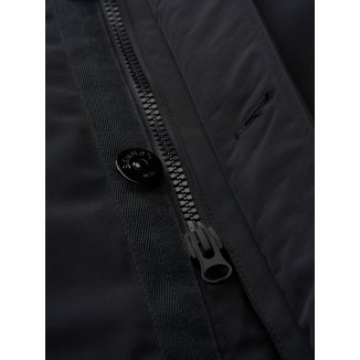 PARKA BLAUER IN NEOPRENE CON CAPPUCCIO ESTRAIBILE CHESTER NERO