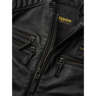 CAZADORA BIKER DE PIEL BLAUER EZEKIEL - 