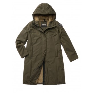 TRENCH BLAUER CON INTERIOR DE PIEL ECO FAY NEGRA - 