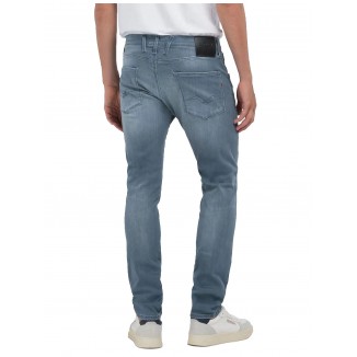 JEANS HYPERFLEX REPLAY SLIM AMBASS BLU