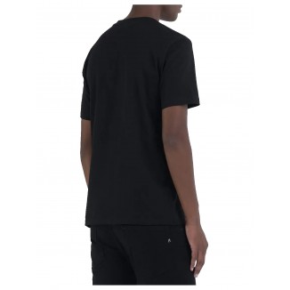 CAMISETA NEGRA REPLAY CON ESTAMPADO GRAFICO