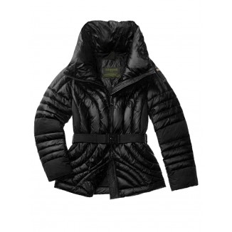 CAPPOTTO BLAUER NERO CON CINTURA ANGELL - 