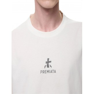 CAMISETA BLANCA PREMIATA LOGO FRONTAL