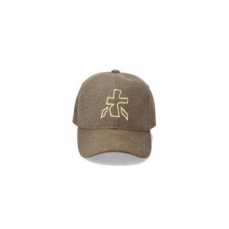 CAPPELLINO MARRONE MAXI LOGO PREMIATA - 