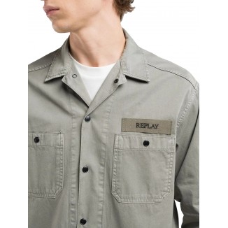 SOVRACAMICIA GRIGIO REPLAY REGOLARE TINTO IN CAPO