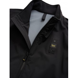 CHAQUETA BLAUER BOMBER CON CINTA ANSON COLOR NEGRO - 