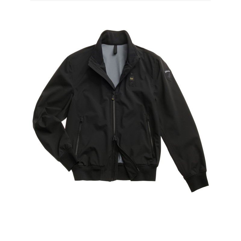 CHAQUETA BLAUER BOMBER CON CINTA ANSON COLOR NEGRO - 