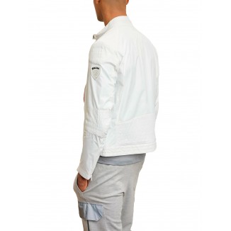 CAZADORA BLAUER BIKER BLANCA CON CREMALLERA THAYER - 