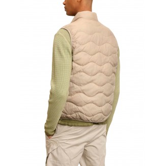 GILET VINCENT BLAUER EFFETTO STROPICCIATO