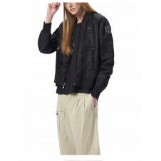 BOMBER OLIVIA DA DONNA IN RASO E NEOPRENE - 