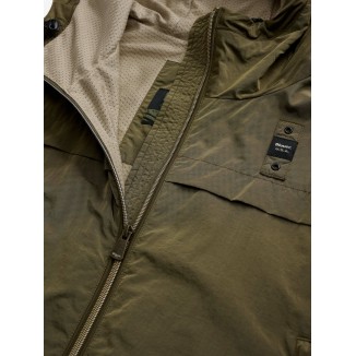 CHAQUETA BLAUER VERDE CON CAPUCHA BURRAGE - 
