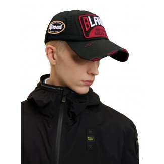 BERRETTO DA BASEBALL BLAUER BIKER ROWEN