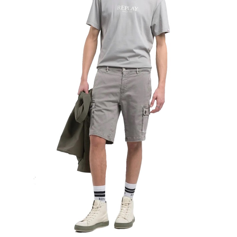 SHORT CARGO REPLAY DE CORTE REGULAR VANNIE - 