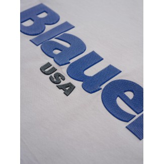 T-SHIRT BLAUER CON STAMPA SUL RETRO DANVILLE - 