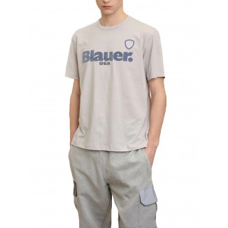 T-SHIRT BLAUER CON STAMPA SUL RETRO DANVILLE - 