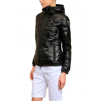 BLAUER CAMELIA PIUMINO PRIMAVERILE ONDULATO NERO