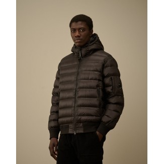 PLUMIFERO C.P COMPANY SHELL HOODED AZUL OCEANO - 