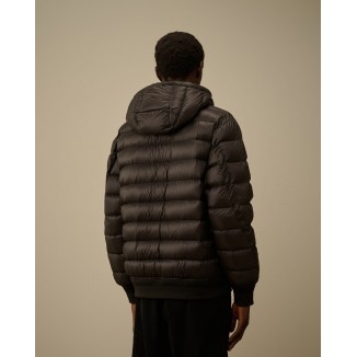 PLUMIFERO C.P COMPANY SHELL HOODED AZUL OCEANO - 