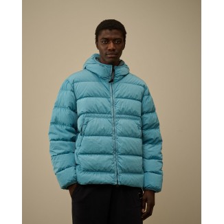 PLUMIFERO C.P COMPANY SHELL HOODED AZUL OCEANO - 
