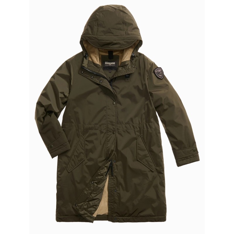 PARKA BLAUER CON INTERIOR DE PIEL ECO PAYNE VERDE - 