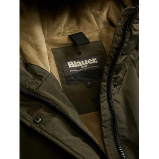 PARKA BLAUER CON INTERIOR DE PIEL ECO PAYNE VERDE - 