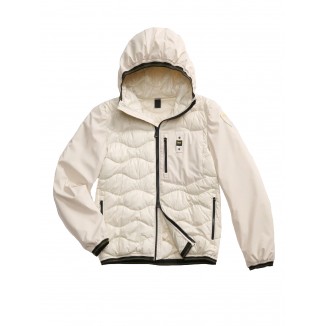 PIUMINO ALBERT IN NYLON E NEOPRENE COLORE BIANCA - 