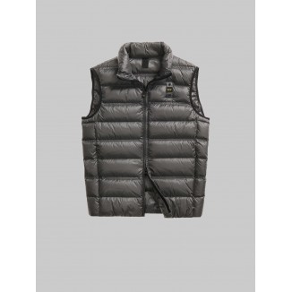 CHALECO ACOLCHADO BLAUER DUKE COLOR GRIS ANTRACITA - 