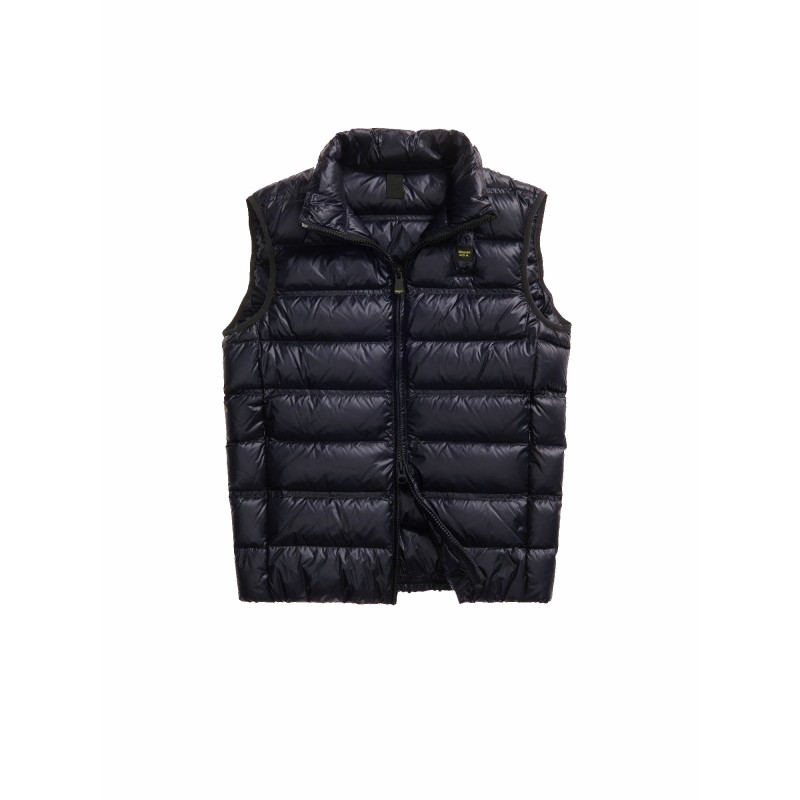 GILET IMBOTTITO BLAUER DUKE IN GRIGIO ANTHRACITE -  GILET IMBOTTITO BLAUER DUKE IN GRIGIO ANTHRACITE -