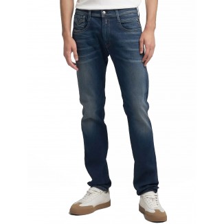 REPLAY JEANS HYPERFLEX SLIM AMBASS DARK BLUE -