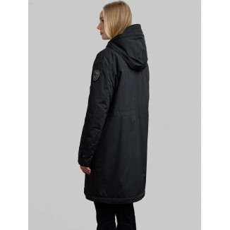 TRENCH BLAUER CON INTERIOR DE PIEL ECO PAYNE NEGRA - 