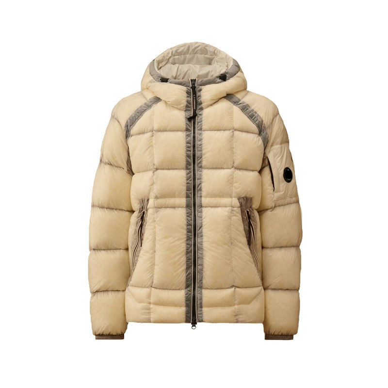 PLUMIFERO C.P COMPANY SHELL HOODED PUFFER - PLUMIFERO C.P COMPANY SHELL HOODED PUFFER -