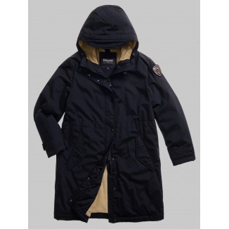PARKA BLAUER CON INTERNO IN ECO PELLE PAYNE BLU