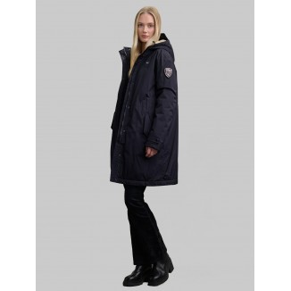 PARKA BLAUER CON INTERIOR DE PIEL ECO PAYNE NEGRA - 