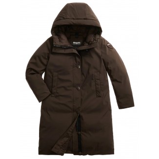 BLAUER PARKA DONNA NEOPRENE ARGYLE MARRONE - 