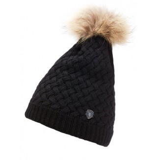 GORRO DE LANA Y CASHMERE CON POMPO BLAUER USA - 