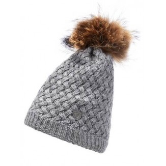 GORRO DE LANA Y CASHMERE CON POMPO BLAUER USA - 