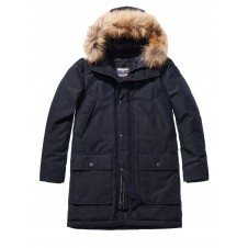 PARKA BLAUER DE TASLAN CON RELLENO DE PLUMA MARC - 