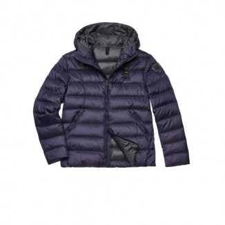 PLUMÍFERO CON CAPUCHA FIJA RELLENO DE PLUMA MILLS -