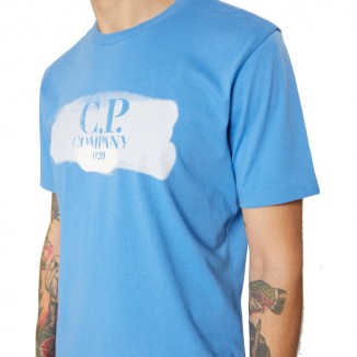 CAMISETA CP COMPANY LOGO BRUSH