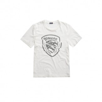 CAMISETA BLAUER TEÑIDO EN PRENDA - 