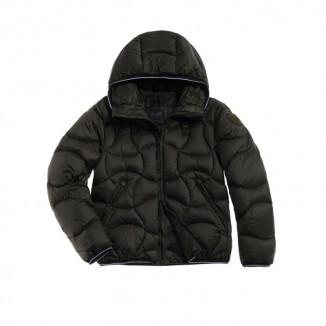 PLUMÍFERO BLAUER CON ONDAS CRUZADAS BENJAMIN - 