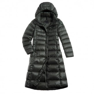 PLUMÍFERO ACOLCHADO LARGO DE RAYAS DOLORES -