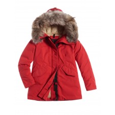 PARKA DE TASLAN CON CAPUCHA DE PELO RUTH - 