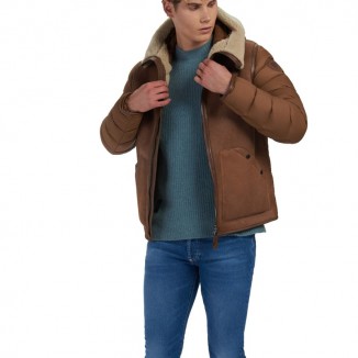 CHAQUETA DE ANTE DE CORDERO STEPHEN